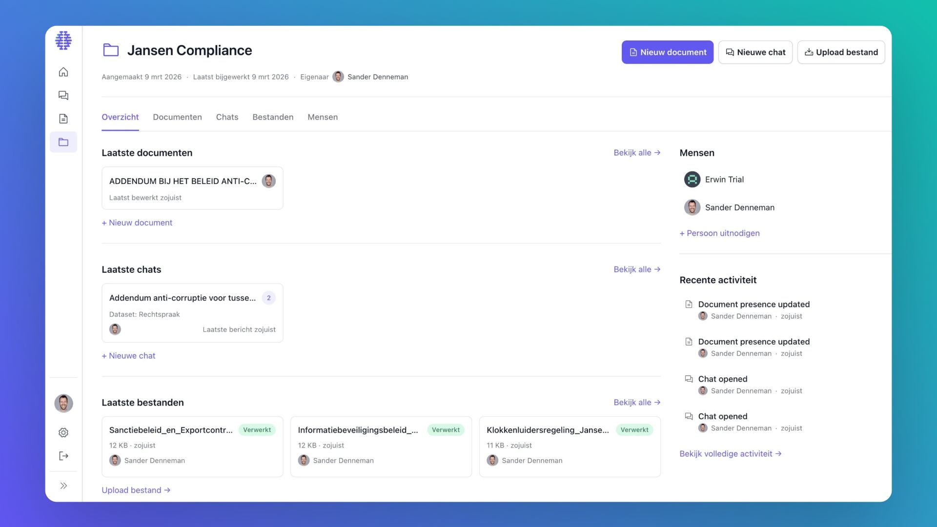 Lexboost V2 dossiers en samenwerking